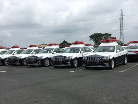 210 Coche de la policía japonesa de la corona