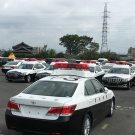 210 Coche de la policía japonesa de la corona