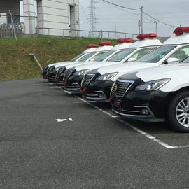 210 Coche de la policía japonesa de la corona