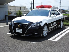 210 Coche de la policía japonesa de la corona